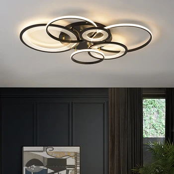 

Modern LED Ceiling Lights for Bedroom living Room lustre de plafond Lustre Avize LED Circle ring Ceiling lamp Lighting