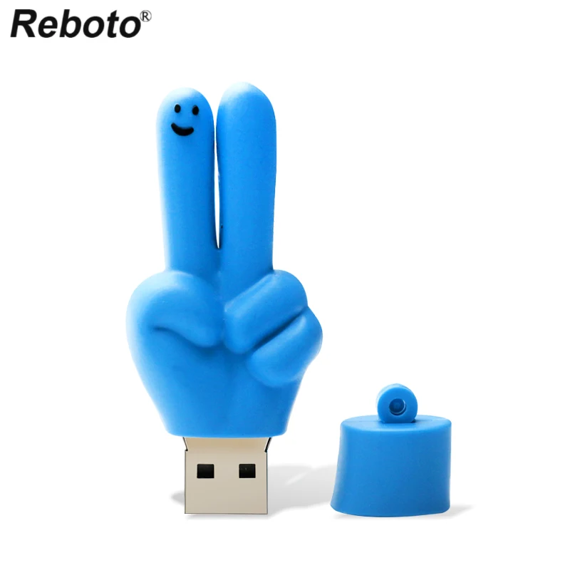 Мультяшный usb-накопитель 64 ГБ, 32 ГБ, 16 ГБ, 8 ГБ, забавные ножницы в виде рок-бумаги, мини u-диск, карта памяти, устройство для хранения пк, креативный подарок