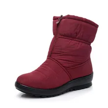 Для женщин зимние Boots2019 зимние теплые зимние ботинки на нескользящей подошве; короткие ботинки из хлопка и плюша дизайнерские Для женщин s кроссовки, Брендовые мужские кроссовки для улицы на Для женщин сапоги