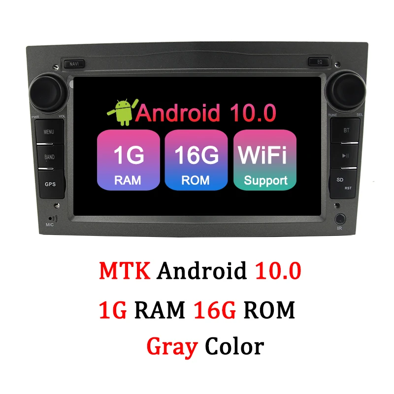 Автомобильный Радио плеер AUTOTOP " 2din Android 10 для Opel Vauxhall Astra H G J Vectra gps навигация RDS Wifi Mirrorlink BT без DVD - Цвет: Android 10 1G 16G G