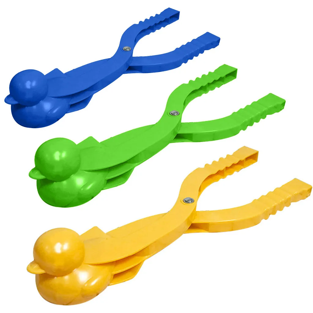 Cartoon Lovely Duck Shaped Snowball Maker Clip Children Outdoor Winter Snow Sand Mold Tool Snow Sand Mold Tool Winter Kids Cute