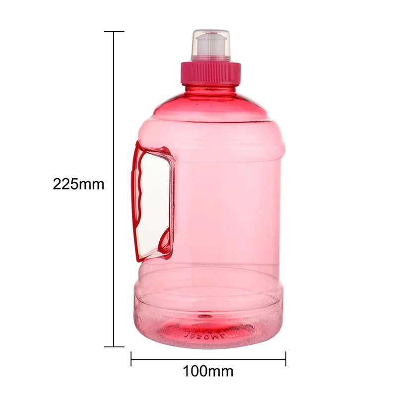 1L water bottle red 1000 мл пластиковые герметичные бутылки с ручками для воды портативный кувшин для путешествий, для прогулок на велосипеде кемпинга на открытом воздухе - Цвет: 1L water bottle red