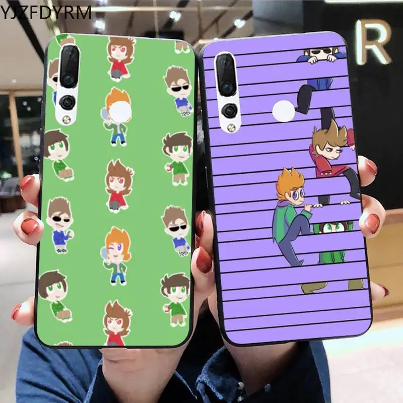 

YJZFDYRM Eddsworld Phone Case Huawei Y6P Y8S Y8P Y5II Y5 Y6 2019 P Smart Prime Pro