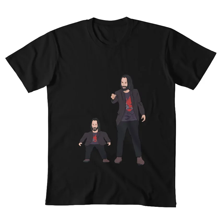 Мини Keanu Reeves и захватывающий Keanu Reeves Meme футболка keanu reeves вентилятор heartwaring keanureeves meme оптом