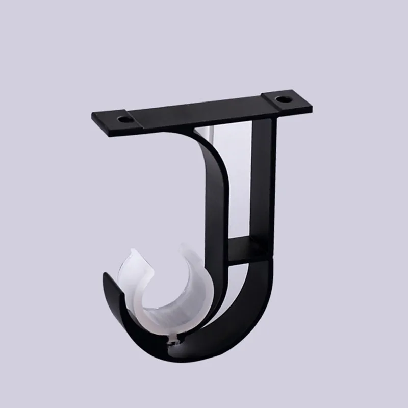 Занавес Roman Rod Bracket топ-установленный одиночный стержень двойной Полюс подставка занавес трек крюк фиксированные Аксессуары WSHYUFEI