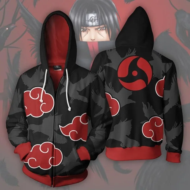 Фиолетовый Наруто Узумаки Наруто маскарадные костюмы Akatsuki Uchiha толстовки itachi куртки Косплей 3D печать на молнии худи свитшоты пальто - Цвет: Фиолетовый