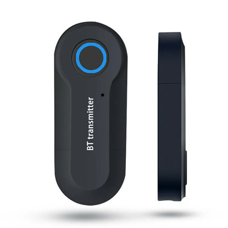 Горячие Новые беспроводные Bluetooth V4.2 передатчик A2DP аудио RCA до 3,5 мм AUX+ USB адаптер концентратор - Цвет: Черный
