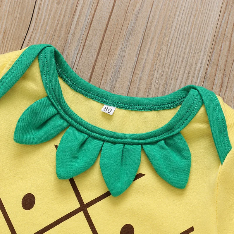 

Infant tong nan nv Baby Summer Cool Cartoon Onesie Short Sleeved Triangle Romper Climbing Clothes Hot Selling