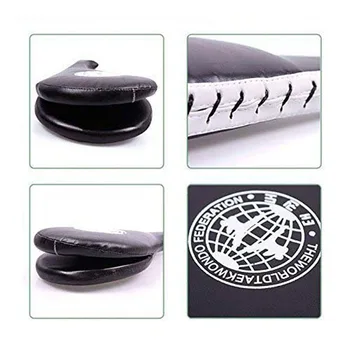 

Taekwondo Double Kick Boxing Bag Training Pad Target Kwon Do Karate Kickboxing Foot Practice PU + EVA Hand Target