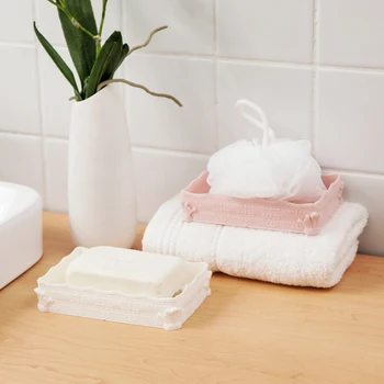 

European Bathroom Sink Drain Soap Box Bathroom Soap Box Drain Soap Dish Portable Colorful Soap Dish Holder Bathroom Organizer