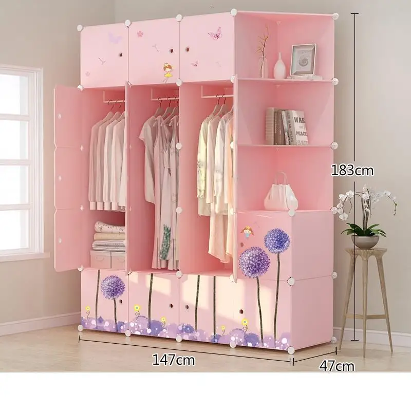 MODEL S Комод Penderie Rangement Chambre Ropero Armario Tela Mobile Per La Casa шкаф Guarda Roupa шкаф мебель для спальни шкаф - Цвет: MODEL S