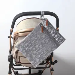 2021 novo estilo sacos de fraldas do bebê organizador múmia maternidade saco de enfermagem reutilizável impermeável molhado/seco saco de pano carrinho