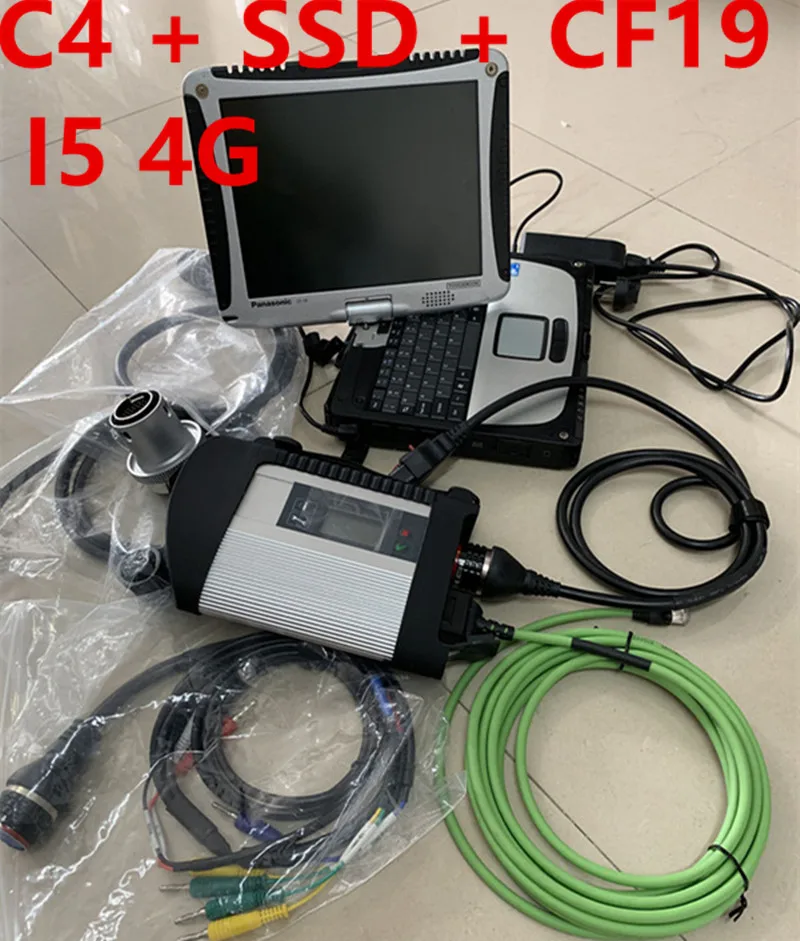 Высшее качество MB Star C4 SD Подключение к программному обеспечению 2021-03V SSD ноутбук
