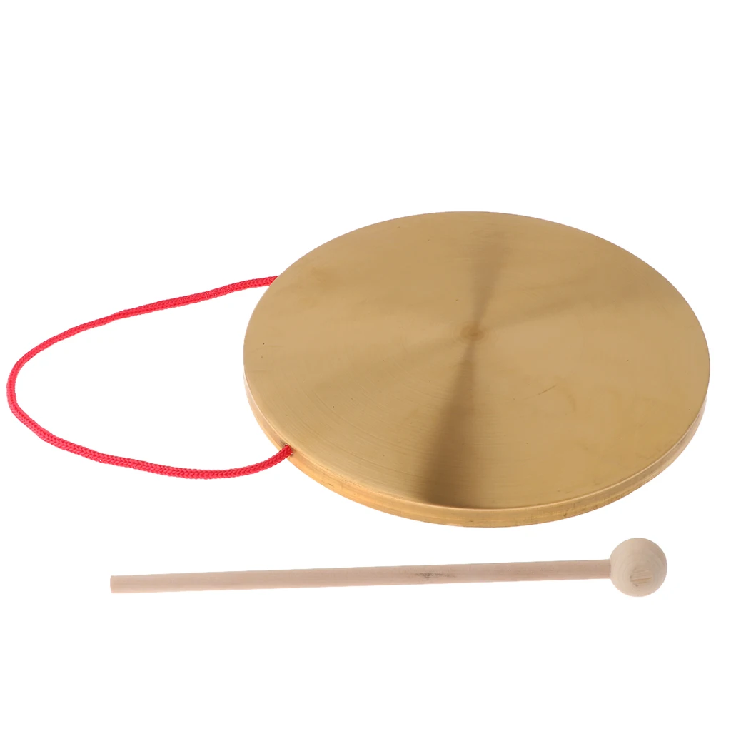 Gongs Tambourine Cymbals Percussion Musical Instruments for Kids Babies Christmas Birthday Gift (22cm)