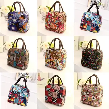 

New Portable Insulated Thermal Cooler Bento Lunch Box Tote Picnic Storage Bag Pouch Lunch Bags