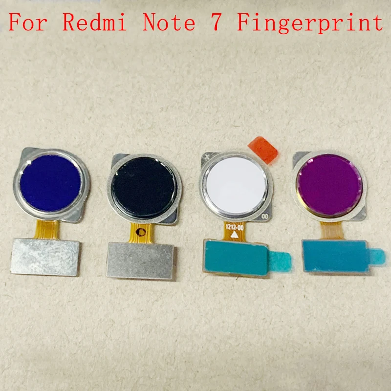 

Кнопка Home датчик отпечатков пальцев гибкий кабель лента для Xiaomi Redmi Note 7 7Pro сенсорный датчик гибкий запасные части