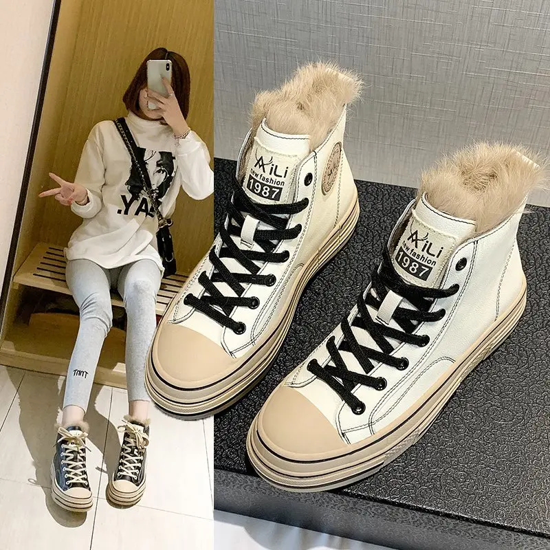 Fashion boots female women shoes black platform shoes sneakers female ladies flat shoes african shoes for women 2020 winter