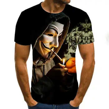 

2020 Hot Sale Clown 3D Printed Short Sleeve Tops Men's Women's Tops T-shirt Shirts Street Trend T-shirts Men's Women Tops