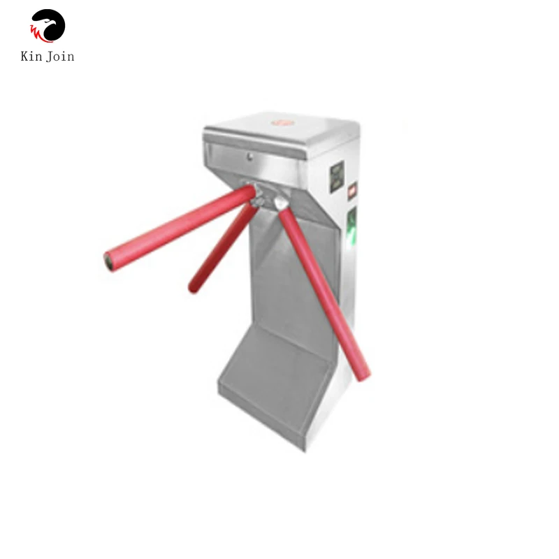 US $589.00 Turnstile Atuo Gate stainless steel waist high tripod turnstile gate for pedestrian access control with LED indicator