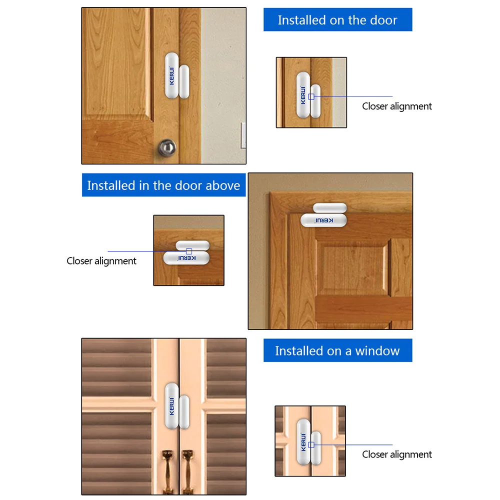 KERUI беспроводной дверной щель окно магнитный датчик детектор открывания двери