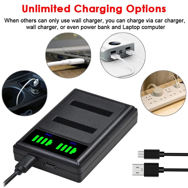 사진가를 위한 강력하고 호환성 있는 배터리 솔루션