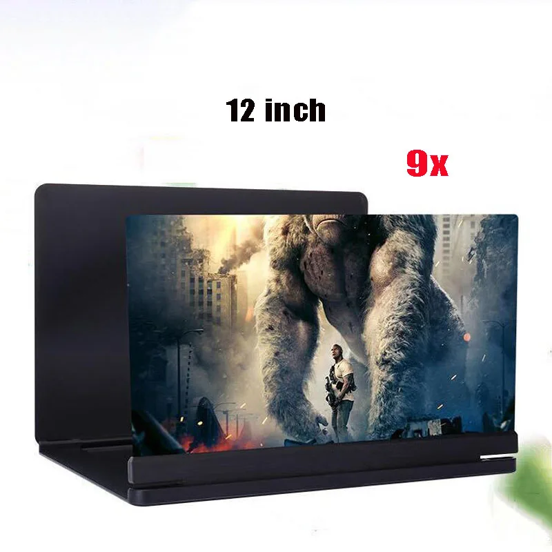 Lupa 3D de 16 pulgadas, amplificador de pantalla de teléfono móvil  plegable, protección ocular, radiación HD, estéreo, pantalla delgada -  AliExpress