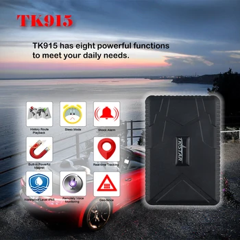 

High-quality strong magnetic GPS vehicle tracker TK915 can remotely monitor long-time standby with historical route playback