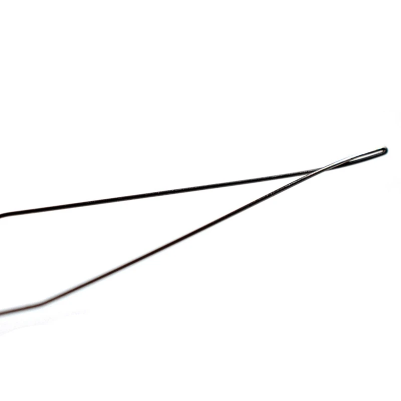1PCS Extra-Long Brass Bobbin Threader Fly Tying Tool Half Hitch Handle Tool Fly Fishing Thread