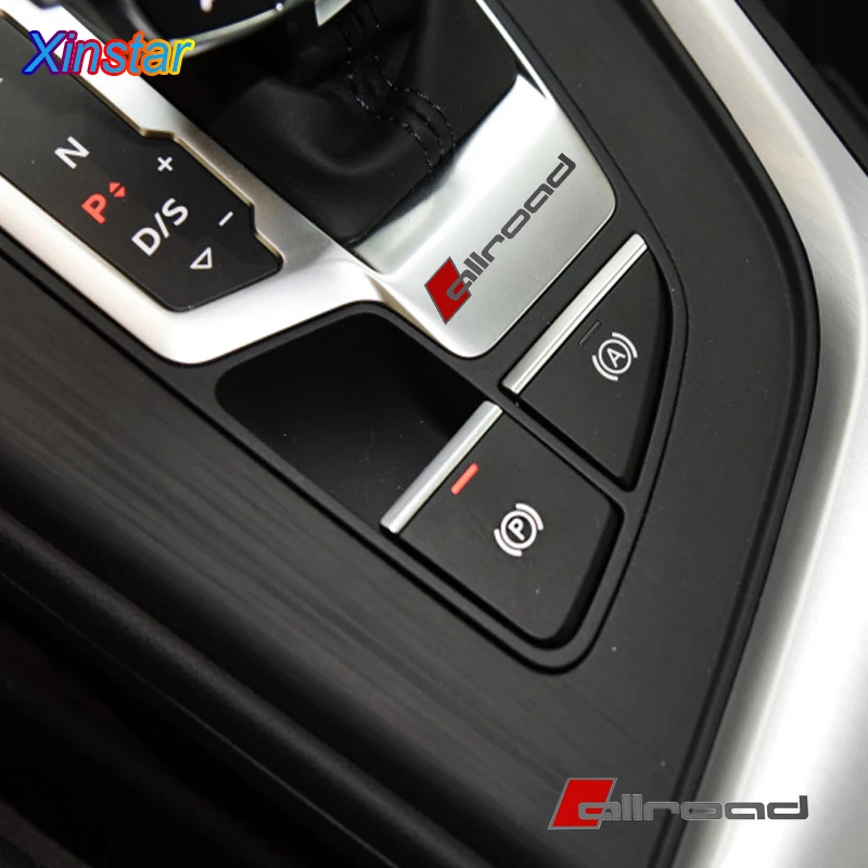 2 шт из нержавеющей стали Allroad автомобиля rearviw зеркало стикер для Audi sline rs