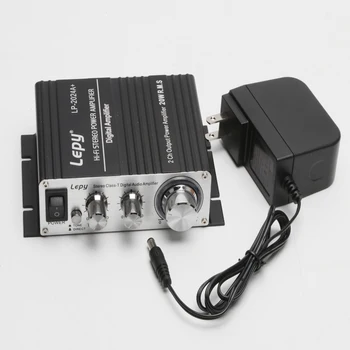 

KYYSLB DC12V 20W*2 LP-2024A Car Digital Amplifier High Fidelity High Power Home Audio HIFI Class T Amplifier Speaker With Power