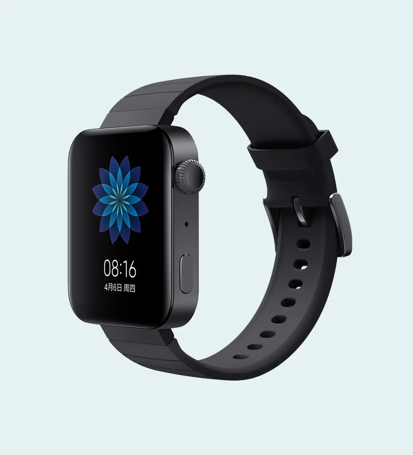 Black Xiaomi Mi Watch часы CN версия MIUI для Smartwatch процессор Qualcomm поддержка воспроизведения музыки дистанционное управление домашнее устройство спорт здоровье - Цвет: Black
