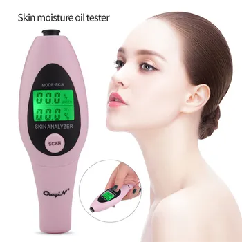 

Precision Digital Skin Analyzer LCD Display Facial Skin Moisture Oil Tester Sensor Skin Care Facial Water Oil Content Monitor 45