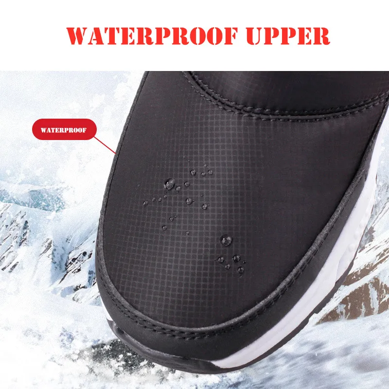 Women's Warm Snow Boots Waterproof Outdoor Casual Shoes Mid-Calf Non-slip Footwear Female Lightweight Winter Boots Size 36-40