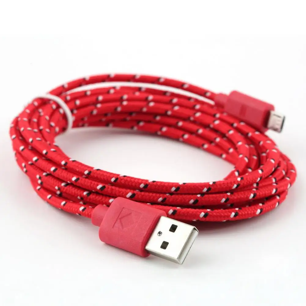 Лучшее/10FT пеньковая веревка микро USB кабель-трос для синхронизации данных для сотового телефона