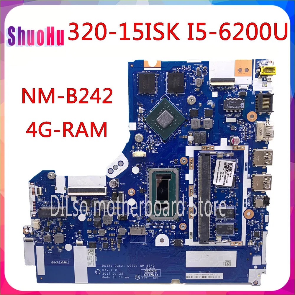 KEFU NM-B242 CPU 4G для Lenovo 320-15ISK 520-15ISK материнская плата Thinkpad DDR4 HM87 Intel RAM GT920MX 100%