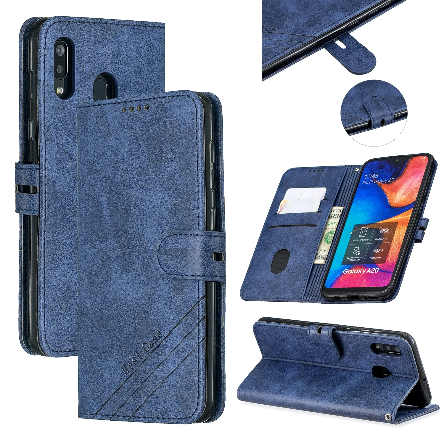 Самый лучший кожаный бумажник чехол для samsung Galaxy S7 край S8 S9 S10 J4 J6 плюс S10e J3 J5 J7 J730FM J530FM оболочки