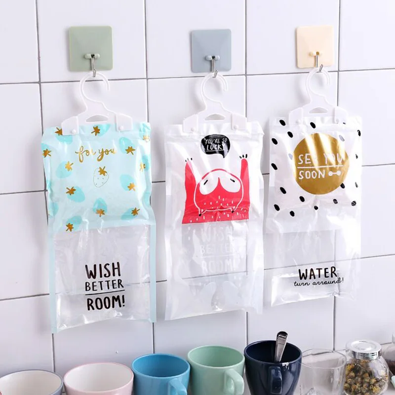 Household Drying Dehumidifier Wardrobe Absorbent Bag Family Use Hanging Drying Agent Dehumidifier Bags Room Accessories Dropship
