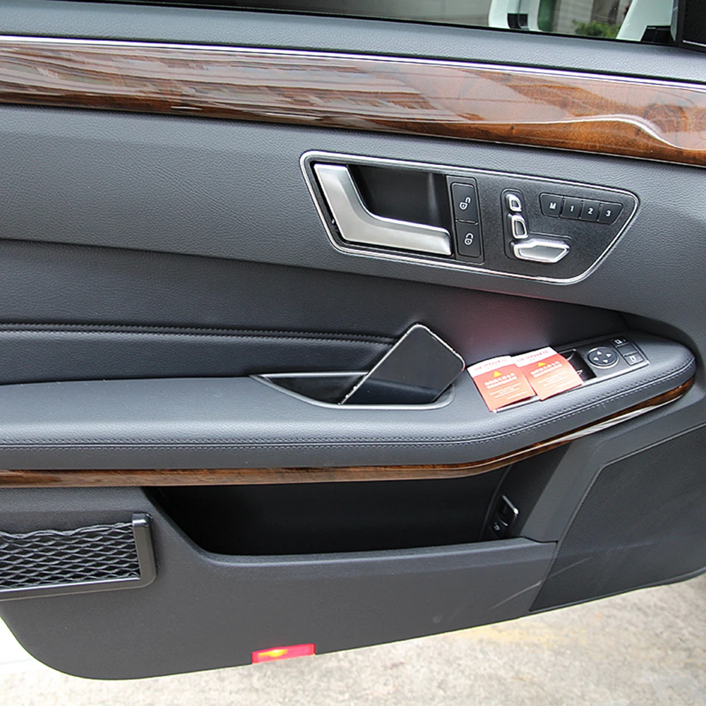 Дверная коробка для хранения LHD для Mercedes Benz W117 C117 X156 A180 W176 серия сберегательная коробка передняя дверь ручка депозит чехол сохранить чехол