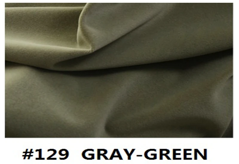 129 gray-green Новые бархатные затемненные шторы для гостиной, спальни, плотные, высокая степень затенения, обработка окон, домашний декор для детской комнаты - Цвет: 129 gray-green