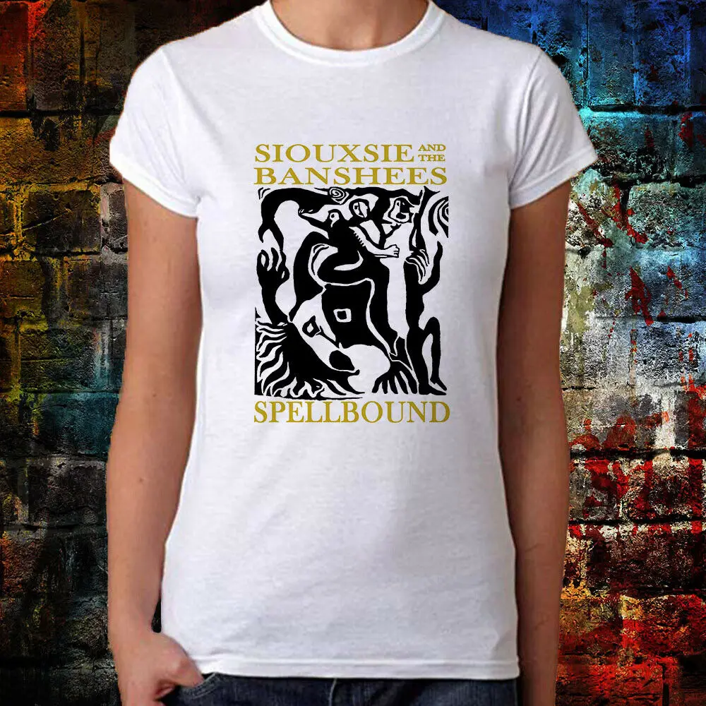 Siouxsie и The Banshees Spellbound винтажные крутые женские футболки унисекс | Мужская одежда