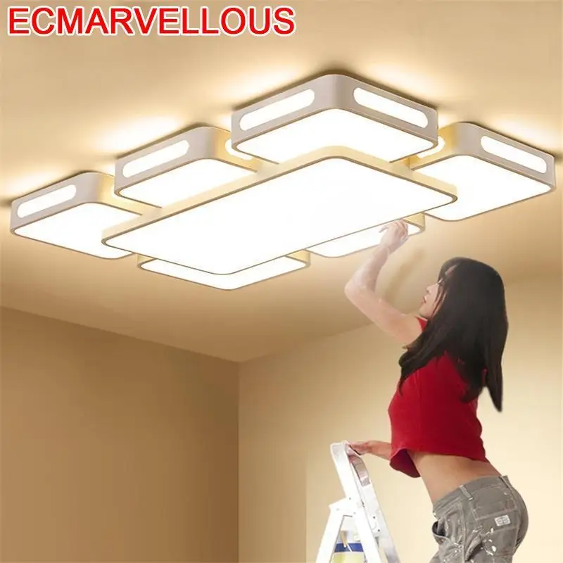 Современный комнатный светильник Plafonnier Plafon светильники лампа с плафоном Plafondlamp Lampara Techo Luminaria De Teto светодиодный потолочный светильник