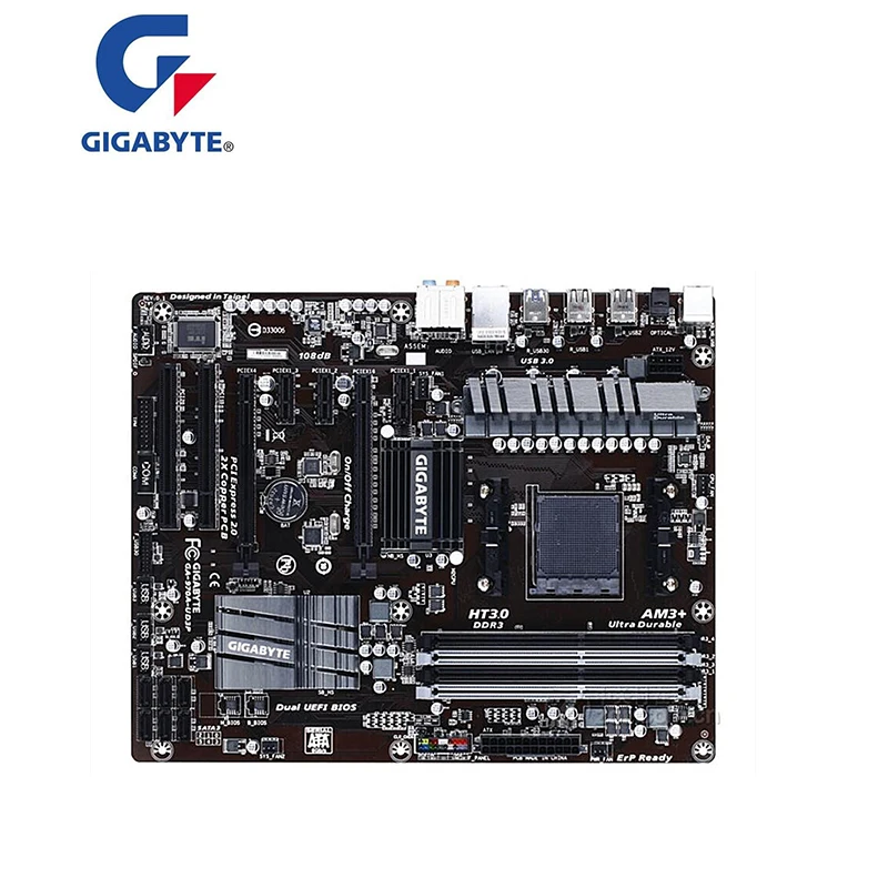 Для GIGABYTE GA-970A-UD3P 970A-UD3P материнская плата Socket AM3 + DDR3 для AMD 970 оригинальная