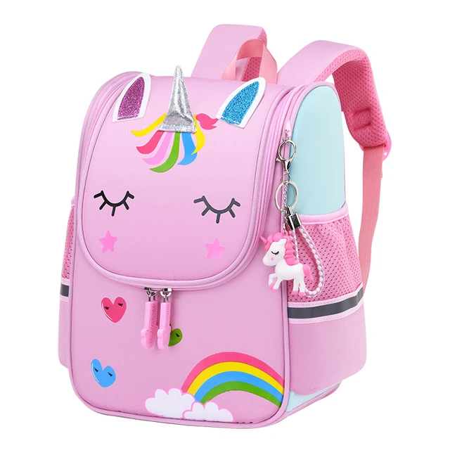 LightningStore Cute Rainbow Tiger School Bags Kindergarten Girls Boys