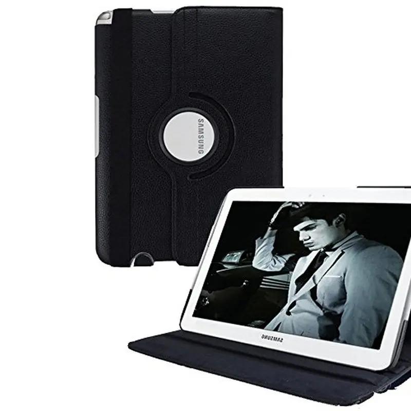 Per Samsung N8000 Custodia Galaxy Note 10.1 Gt-N8000 Tablet Cover N8010 360 Gradi Supporto Rotante Custodia In Pelle Pu Custodia Magnetica