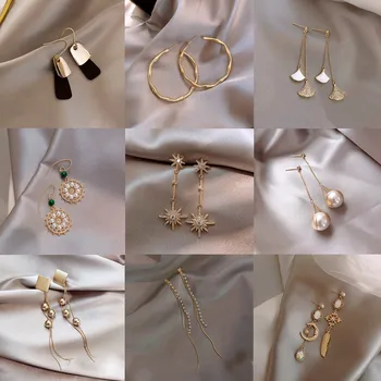 

30 Pairs/lot simple cute women jewelry earrings wholesale 201031-26