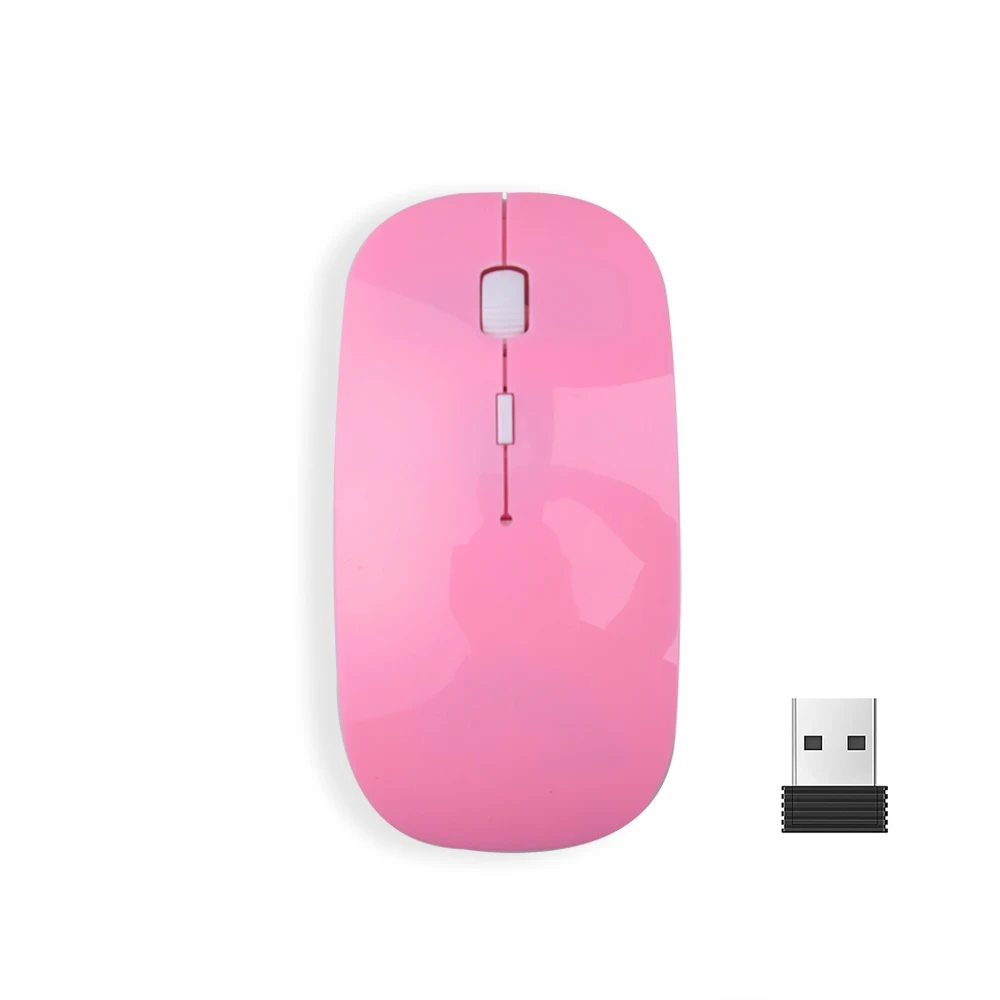 Kebidumei ультра тонкий USB 2 4 ГГц Беспроводной Мышь оптическая тонкая приемник для Apple