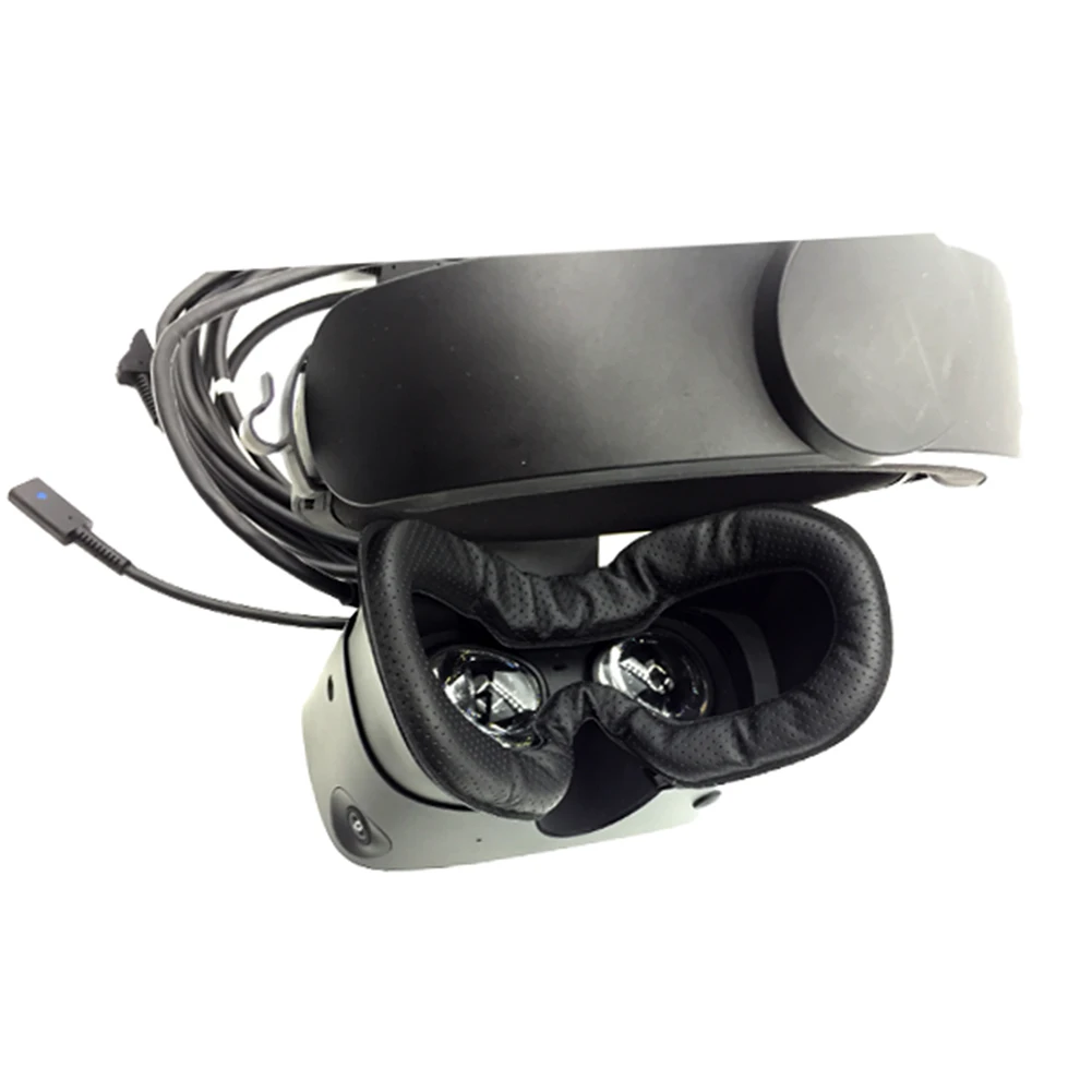 

Soft VR Glasses Breathable Reusable Protective Eye Mask Artificial Leather Prevent Light Leaking Block Sweat For Oculus Rift S