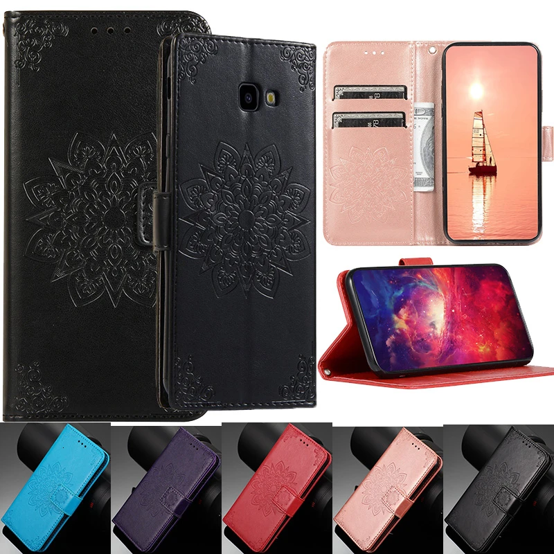 

Wallet Case For Samsung Galaxy J4 Plus Leather J4 Prime Flip Cover For Samsung J4 Plus 2018 Cases Phone Bags With Card Slot Book