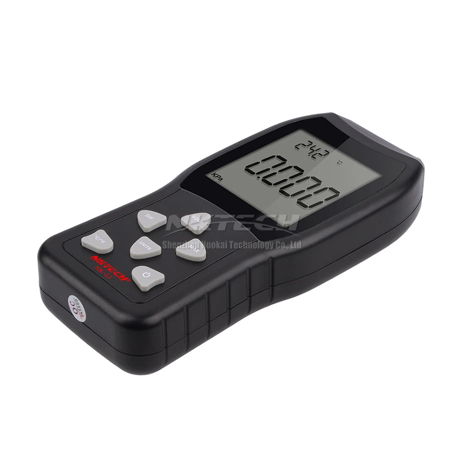 NKTECH NK-L3 цифровой манометр дифференциальное давление воздуха 3PSI ЖК-дисплей датчик температуры держать Макс/мин режим 12 выбираемый блок