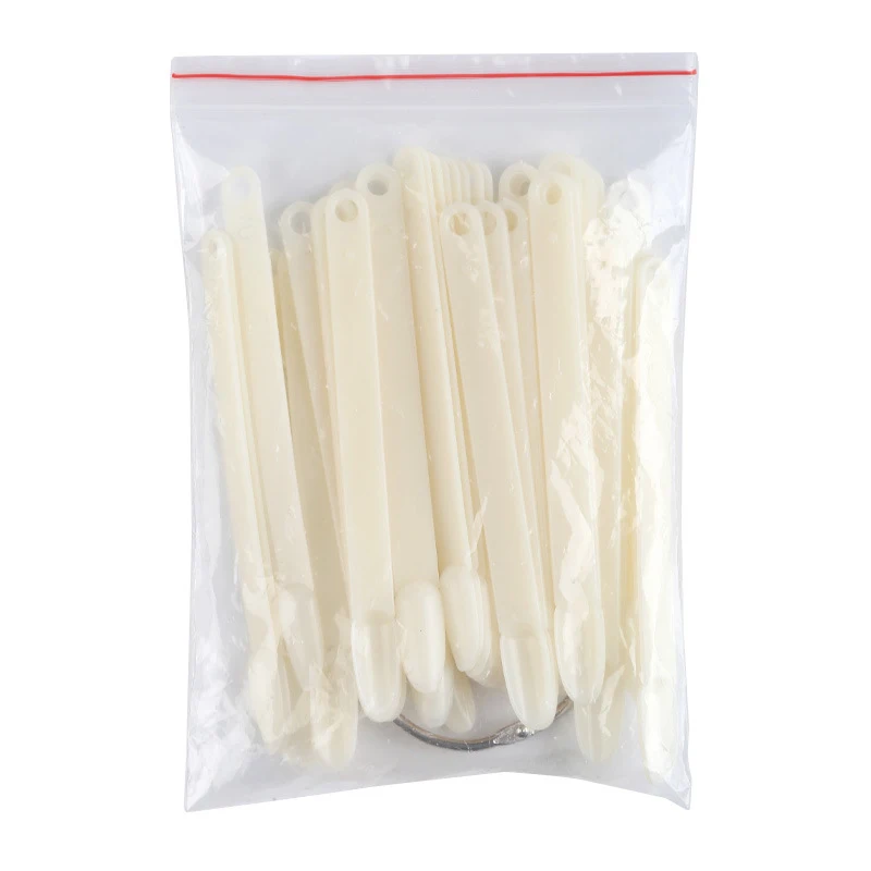 Nail Tips 50Pcs Nail Swatch Sticks with Ring Fan Shape Nail Art Polish Display False Sample Practice